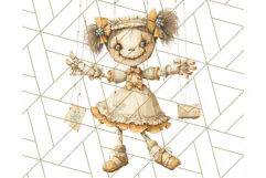 Possessed Toys Clipart PNG Haunted Doll Characters Product Image 2
