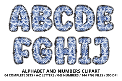Coquette Shabby Chic Alphabet PNG Letters &amp; Numbers 300DPI Product Image 2