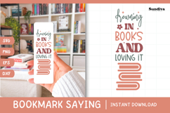 Bookmark Saying SVG | Funny Book Lovers - Drowning In Books Product Image 1