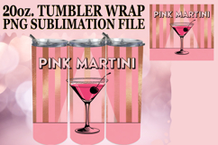 Blissful love 20oz tumbler wrap, Retro Food Product Image 1