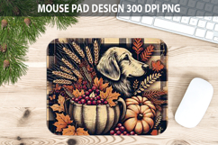 Dog Mouse pad Sublimation - Thanksgiving PNG Design Product Image 1