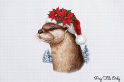 Double Exposure Christmas Sublimation Clipart PNG Product Image 1