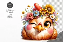 Animals clipart, Chicken clipart, Farm animals clipart Product Image 1