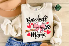 Baseball Mama Svg | Baseball Mom | SVG files | Game Day Product Image 2