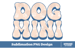 American Dog Mini 4th of July USA Paw DTF PNG Sublimation Product Image 1