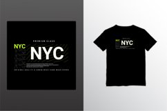 New york city writing design, suitable for screen printing Product Image 1