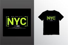 New york city writing design, suitable for screen printing Product Image 1