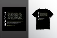Brooklyn writing design, suitable for screen printing Product Image 1