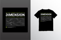 Dimension writing design, suitable for screen printing Product Image 1