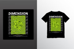 Dimension writing design, suitable for screen printing Product Image 1