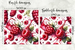 Lunch Bag Sublimation | Fruits and Berries Lunch Bag Print Product Image 2