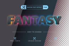 Rainbow Glow - Editable Text Effect, Font Style Product Image 6