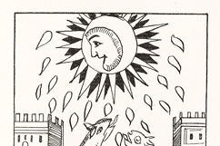 Rare French Tarot Deck 78 Black &amp; White Images Product Image 3