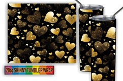 Brilliantly Gilded: Black and Gold Tumbler Art Product Image 1