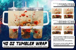 Enchanted Meadow 40oz Tumbler Sublimation Product Image 1