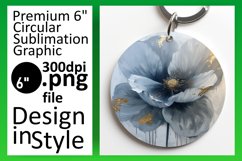 Beauty in Bloom: Sublimation Round Designs PNG Product Image 1