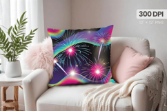 Happy New Year PNG Pillow, Festive New Year's Eve 2026 PNG Product Image 1