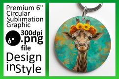 Sweet Giraffe Designs Spring Round Design Product Image 1