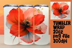 Spring Garden Glamour: 3D Tumbler Design Product Image 1