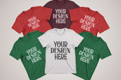 Christmas Family Matching Group T-Shirt Mockups | Holiday Fl Product Image 1