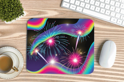 Happy New Year PNG Mouse Pad,Festive New Year's Eve 2026 PNG Product Image 1