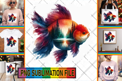 Radiant TSHIRT Gift Ideas PNG, Animals Art Product Image 1