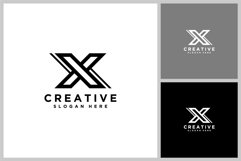 Letter x line logo design Product Image 1