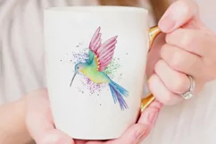 Watercolor Hummingbird Sublimation Downloads Product Image 4