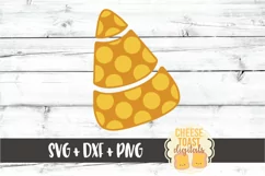 Polka Dot Candy Corn - Halloween SVG PNG DXF Cut Files Product Image 2