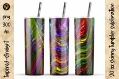 20 Oz Abstract Skinny Tumbler Bundle 12.6 Packs In One Product Image 4