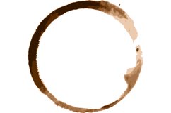 Coffee stain. Dirty cup splash ring stain coffee stamp SVG Product Image 1