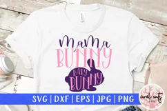 Mama bunny baby bunny - Easter SVG EPS DXF PNG Cutting File Product Image 1