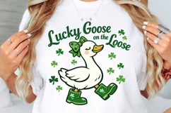 Lucky Goose png | St Patrick's Day Shirt Design Product Image 1
