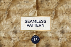 Vintage World Maps Pattern, Junk journal papers Product Image 3