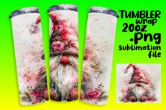 Captivating Watercolor Gnome Tumbler Series Product Image 1