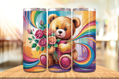 Valentine’s Day Teddy Bear Gift Tumbler Wrap PNG Big Bundle Product Image 6