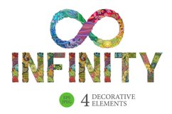 Zentangle sign INFINITY Product Image 1