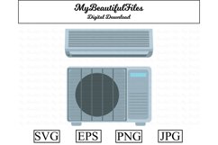 air conditioning SVG - air SVG, EPS, PNG and JPG Product Image 1