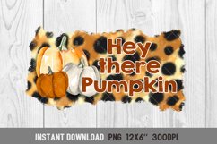 Hey there Pumpkin PNG, Fall Autumn Sublimation Product Image 1