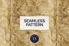 Vintage World Maps Pattern, Junk journal papers Product Image 3