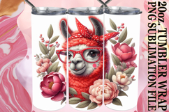 Magical Sublimation 20oz tumbler wrap, Cute Animals Product Image 1