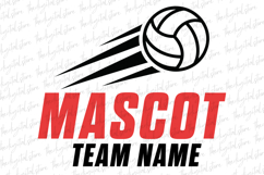 Mascot Team Name SVG | SVG Cut files | Cricut Product Image 1