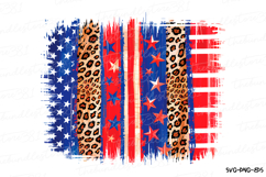 American Leopard Svg | 4th of July Svg | Svg Cut File Product Image 1