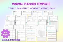 2026-2027 Minimal Planner Template Product Image 2
