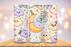 Festive Happy New Year Tumbler Wrap 2026: 20oz Skinny Tumble Product Image 1