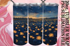 Charming Spring Floral Tumbler Design Product Image 1