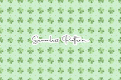 Emerald Shamrock Gold Dot Pattern - Leprechaun &amp; Clovers Product Image 1