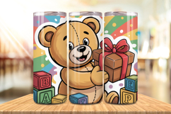 Valentine’s Day Teddy Bear Gift Tumbler Wrap PNG Big Bundle Product Image 5