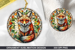 Animals Stained Glass Ornament Bundle, 30 High-Quality PNG Product Image 7