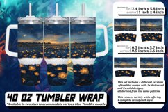 Meadow Melodies 40oz Tumbler Sublimation Product Image 1